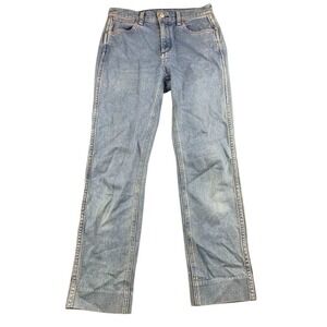 Rag & Bone Jeans Women 26 Blue Maya High-Rise Straight‎ Broken Mara USA Made